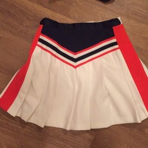 Size 8 Red White and Blue Cheer Skirt
